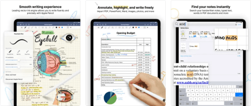 Best note taking app for iPad GoodNotes 5