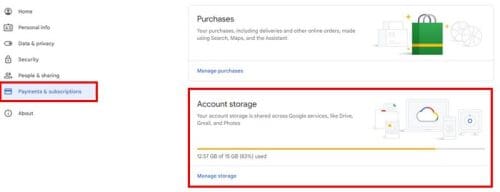 Chrome Account storage