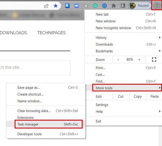 Chrome: How to See Which Tabs Use the Most Recources - Technipages