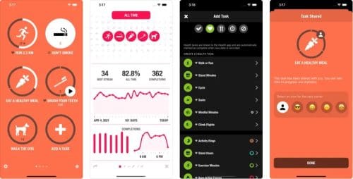 Streaks habit tracker app