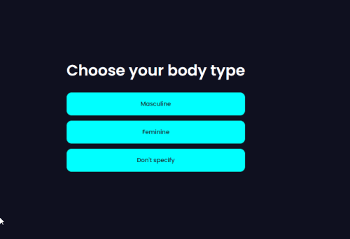 Choose your VTuber avatar body type on Ready Player Me