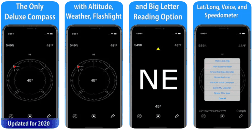 Compass apps for iPhone Compass∞