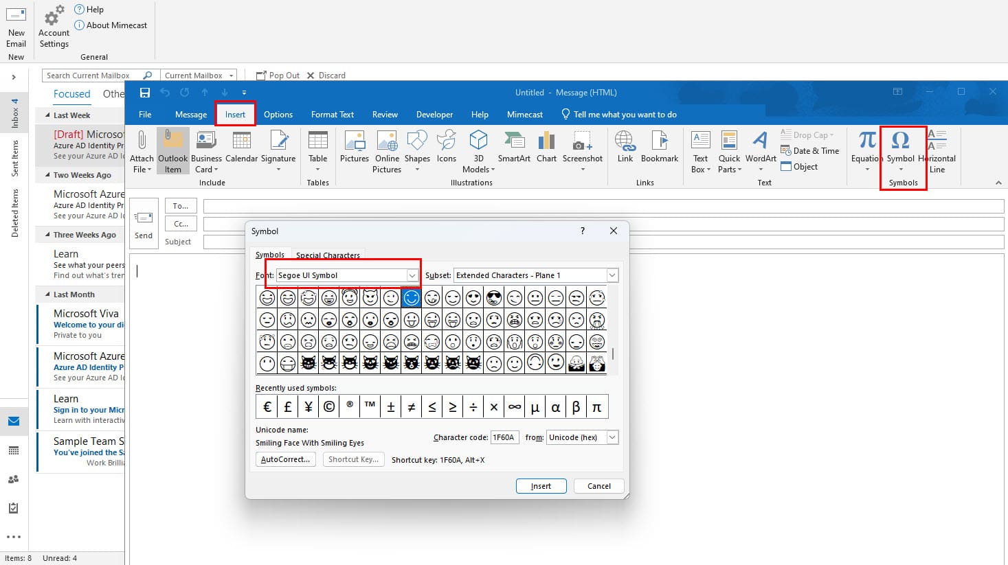 How to Add Emojis in Outlook Emojis From Symbols