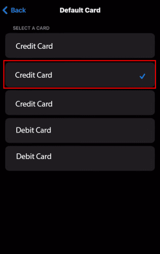 How to Set Default Card in Apple Wallet Select Default Card