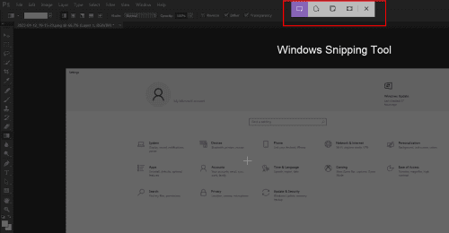 How to Take Screenshot on Windows 11 using Windows snipping tool