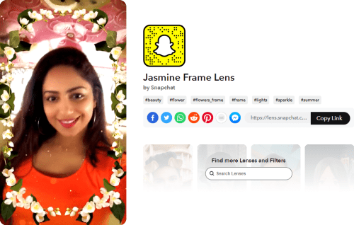 Jasmine Frame Lens