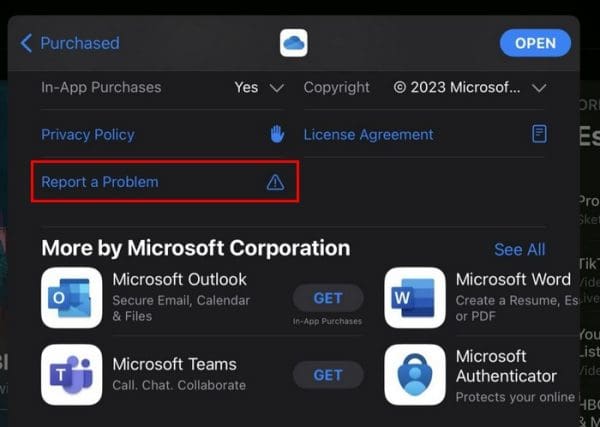 Report Problem Button Apple App Store: How to Get a Refund - Technipages