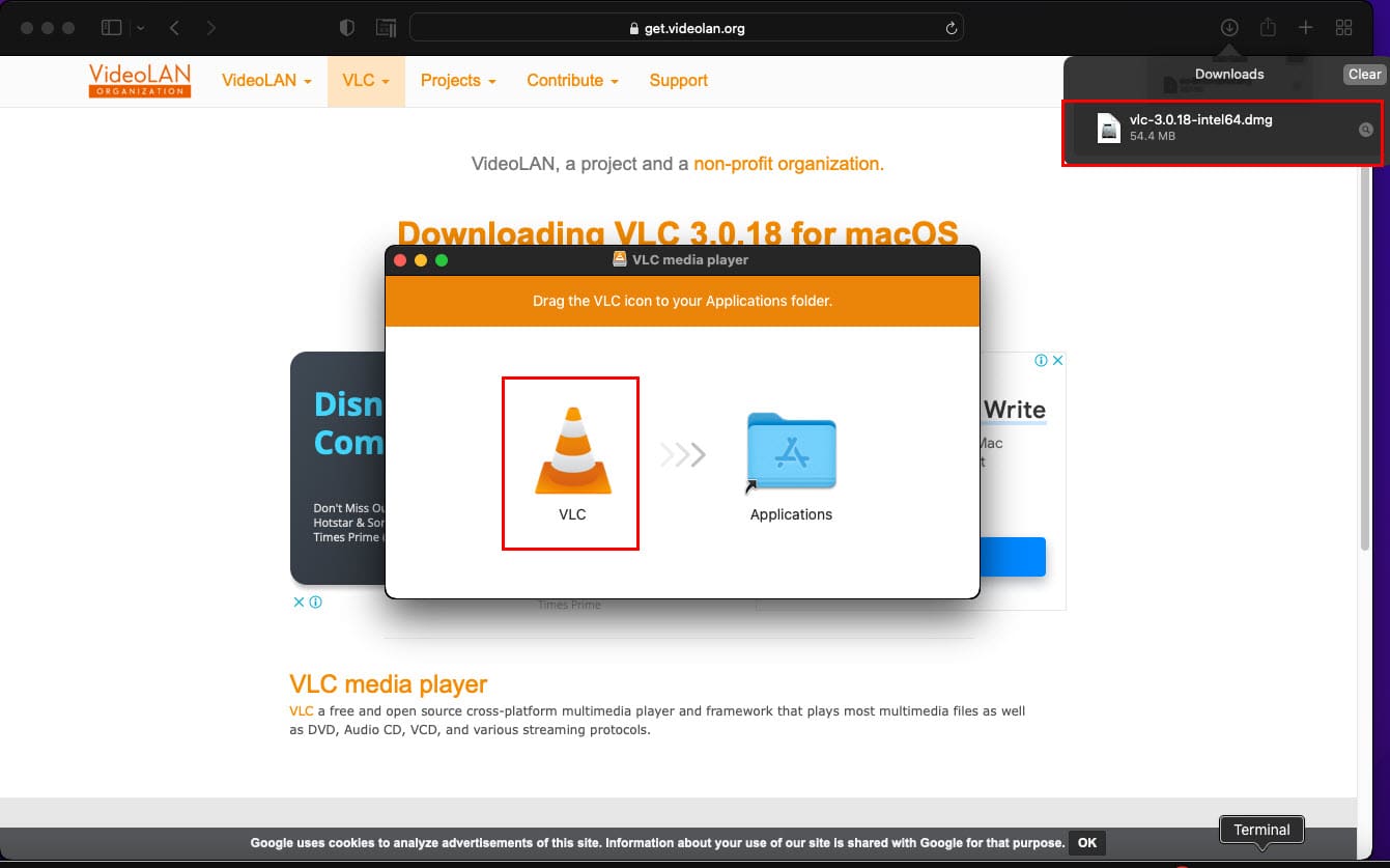 Downloading and installing VLC