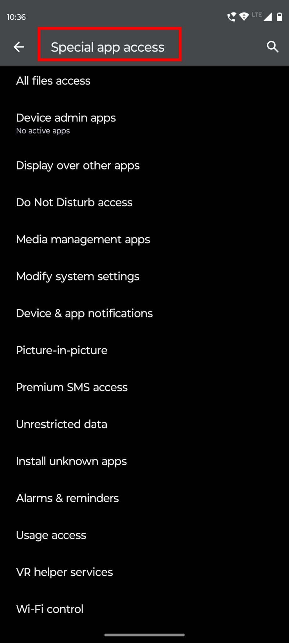 Here is how to Find Hidden Apps With Special Access