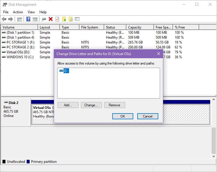 How to create drive letter in the newly installed SSD