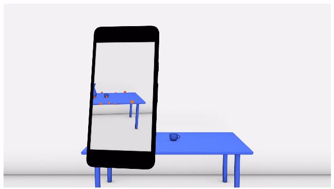 Imaginary AR Cloud app to scan physical components around you (Photo: Courtesy of Google)
