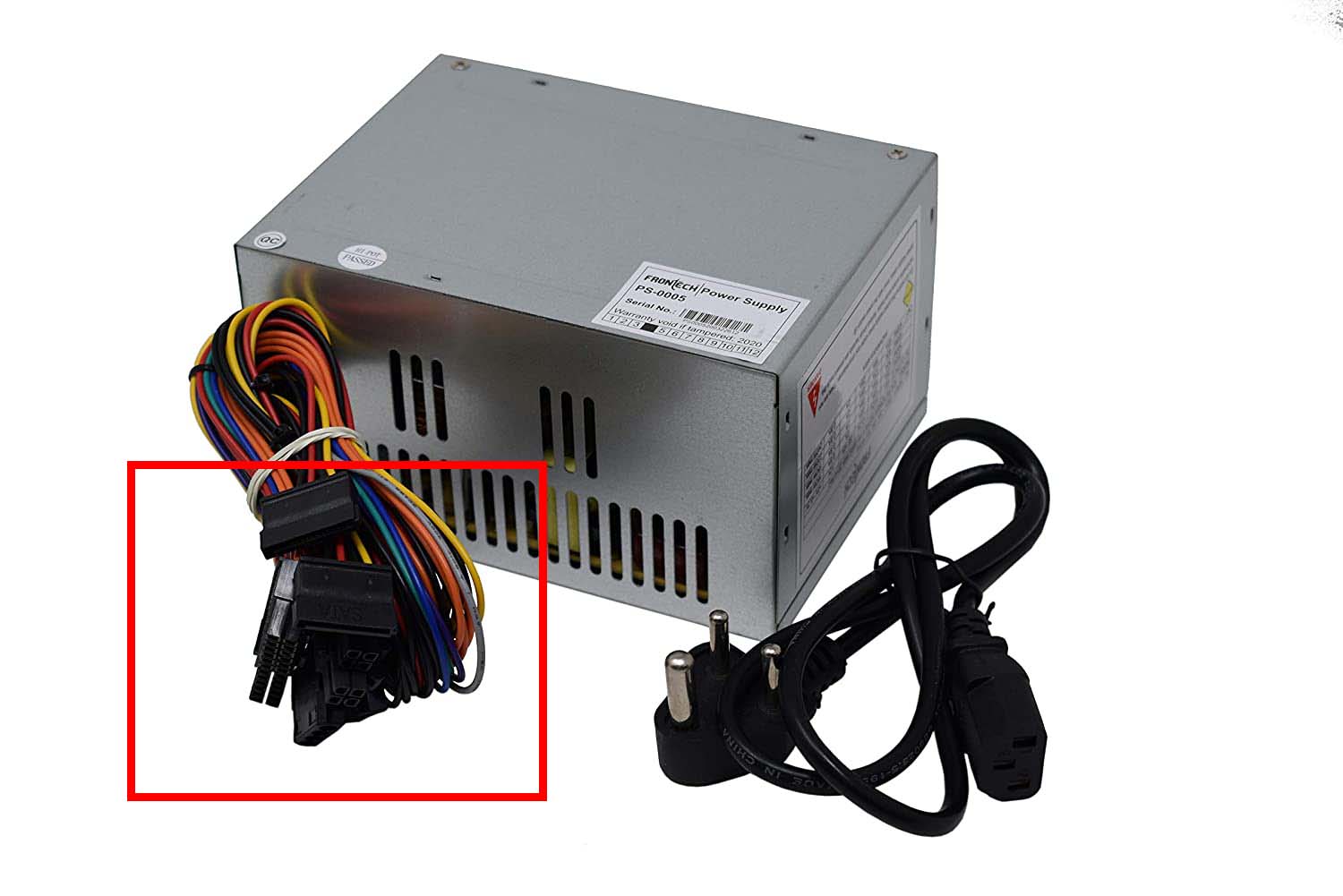 SATA power connectors on a PSU (Photo: Courtesy of Amazon)