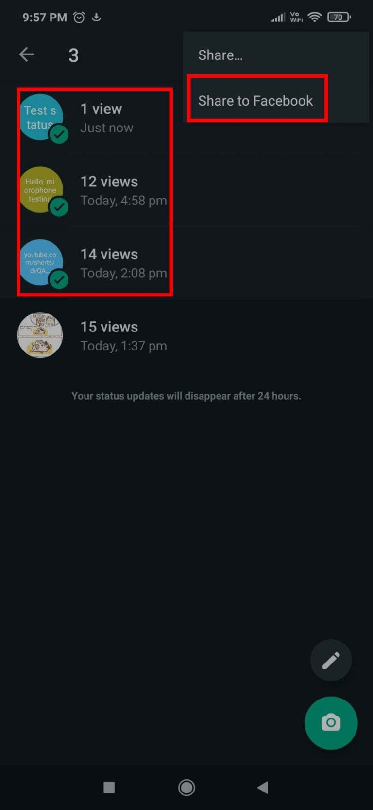 How to Share WhatsApp Status to Facebook Story Technipages