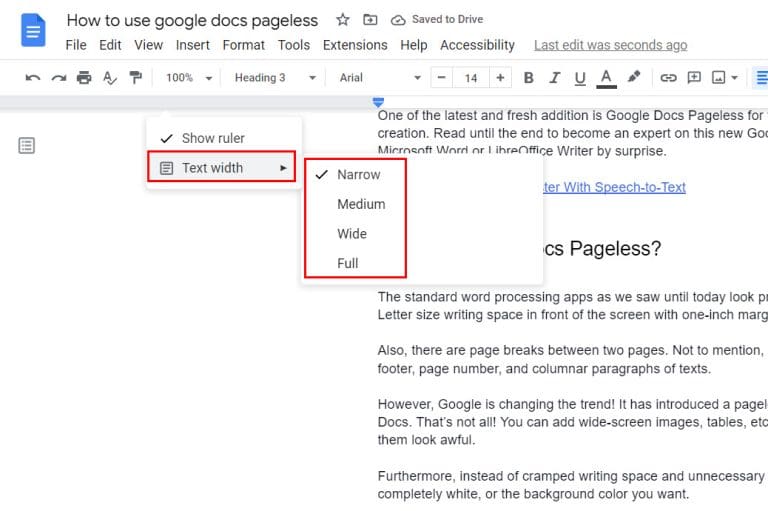 How To Use Google Docs Pageless For Focus Technipages how-to-use-google-docs-pageless-for-focus-technipages