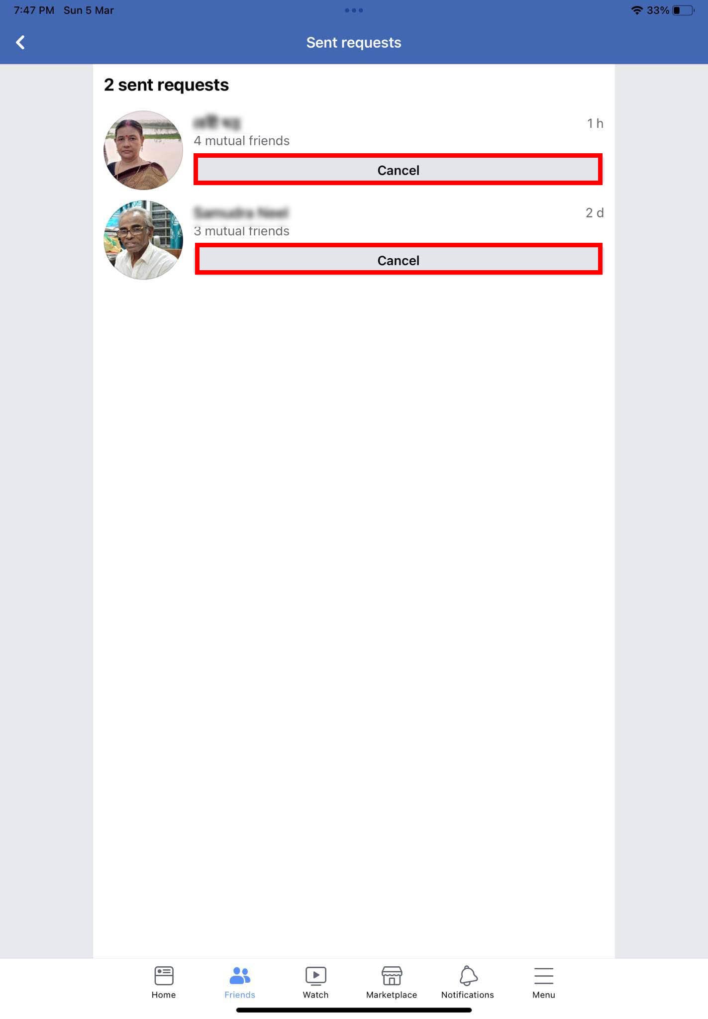 Explore How to View Pending Friend Requests on Facebook iOS App