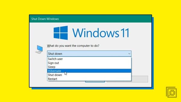 Windows 11 Shut Down Menu