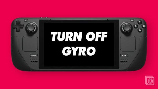 How to turn off gyro Steam Deck