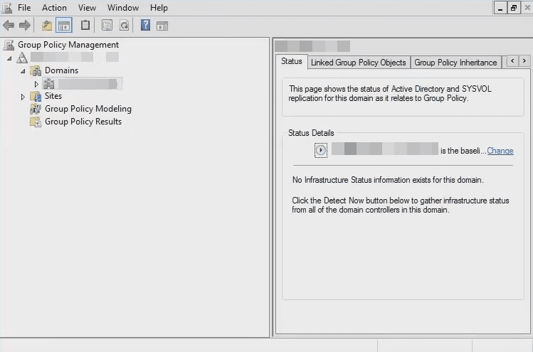 The Group Policy Management Console