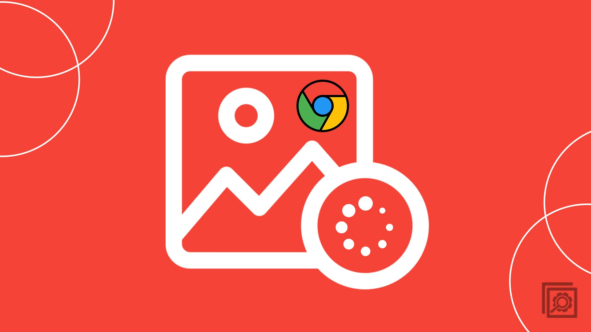 Chrome Images Icon Header