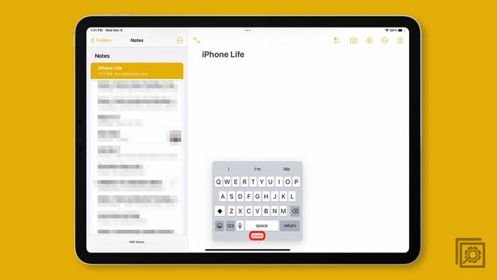 How to Make Your iPad’s Keyboard Bigger