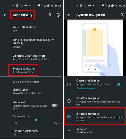 System Navigation Android
