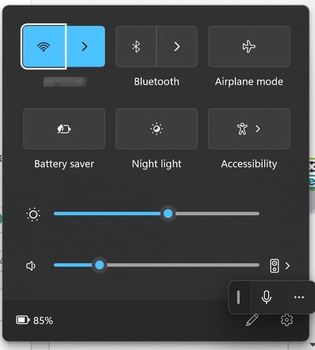 Action Center check signal strength