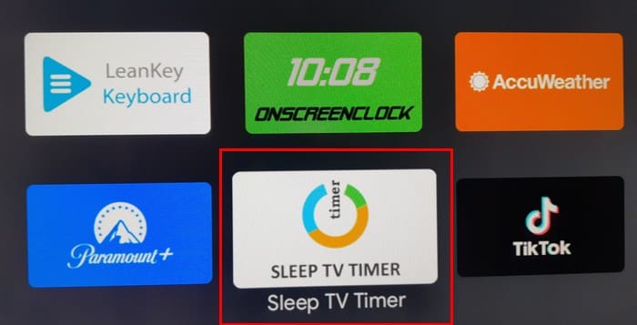 Sleep TV Timer Android TV