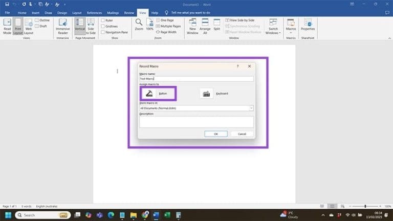 How to Create a Macro in Word - Technipages