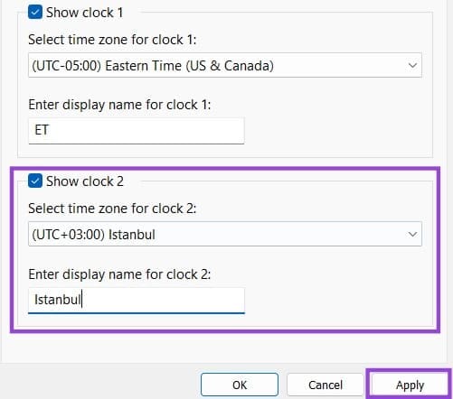 How to Add Multiple Clocks in Windows 11 6