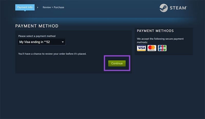What to Do if Steam Cant Finish a Purchase 2