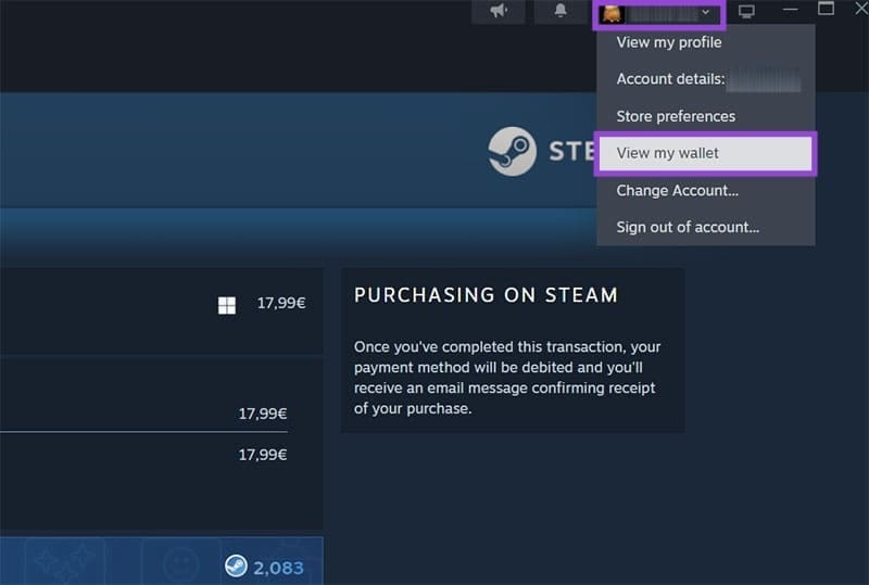 What to Do if Steam Cant Finish a Purchase 3