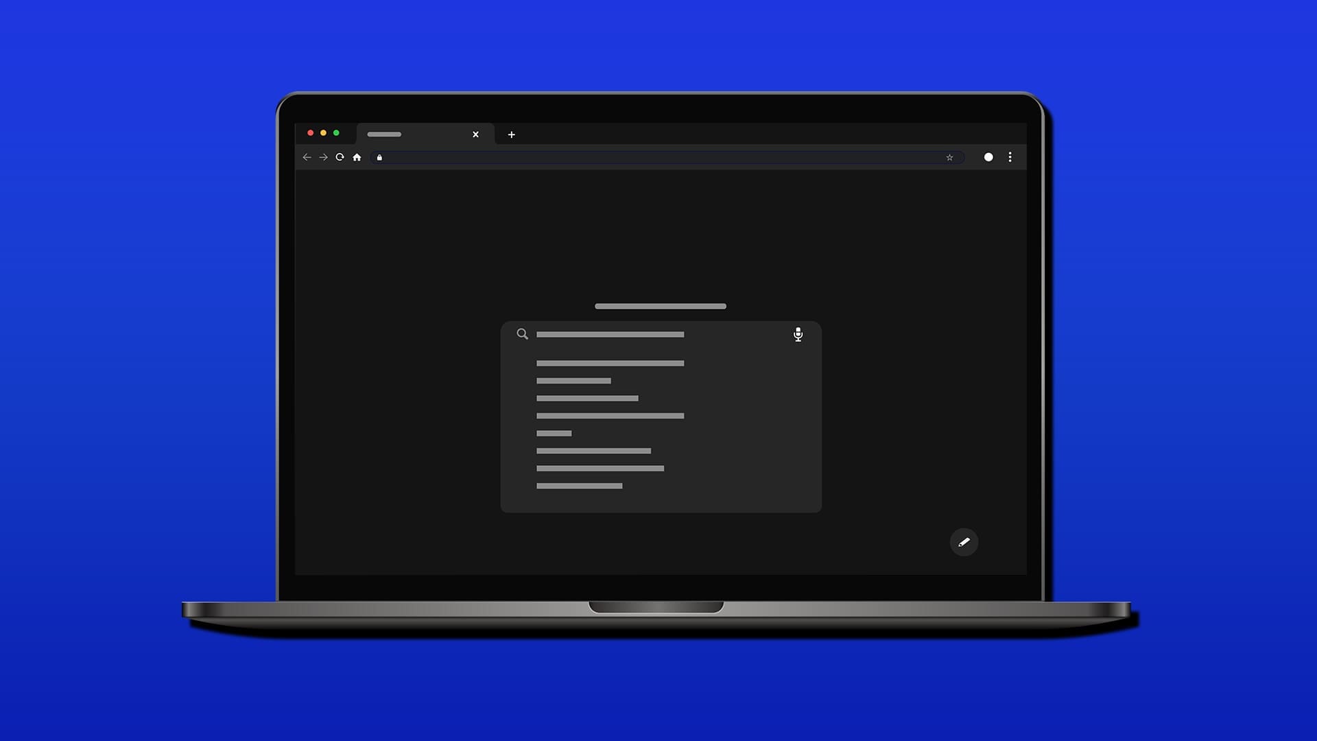 browser screen goes black