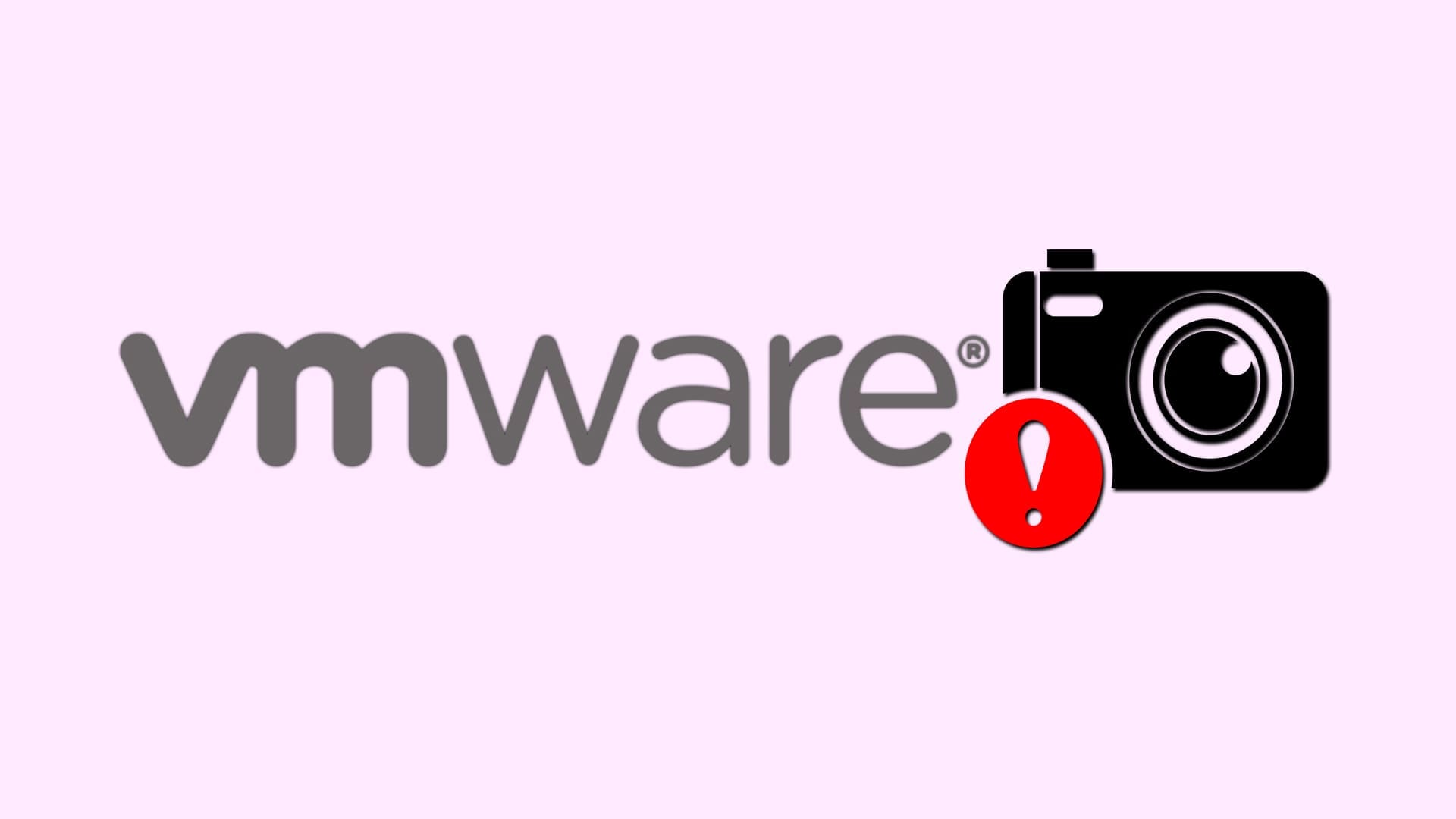 camera not working in vmware