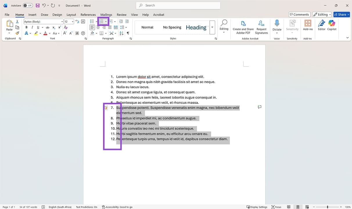 Different Ways to Reset Numbering in Word 8
