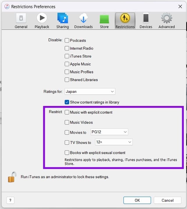 How to Restrict Explicit Content on Apple Music in Windows 11 7
