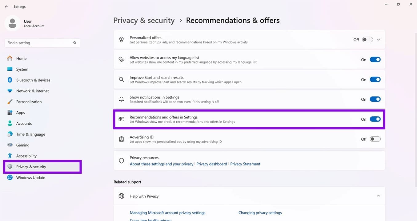 Tips for Improving Your Privacy in Windows 11 1