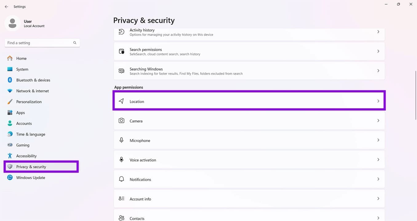 Tips for Improving Your Privacy in Windows 11 8