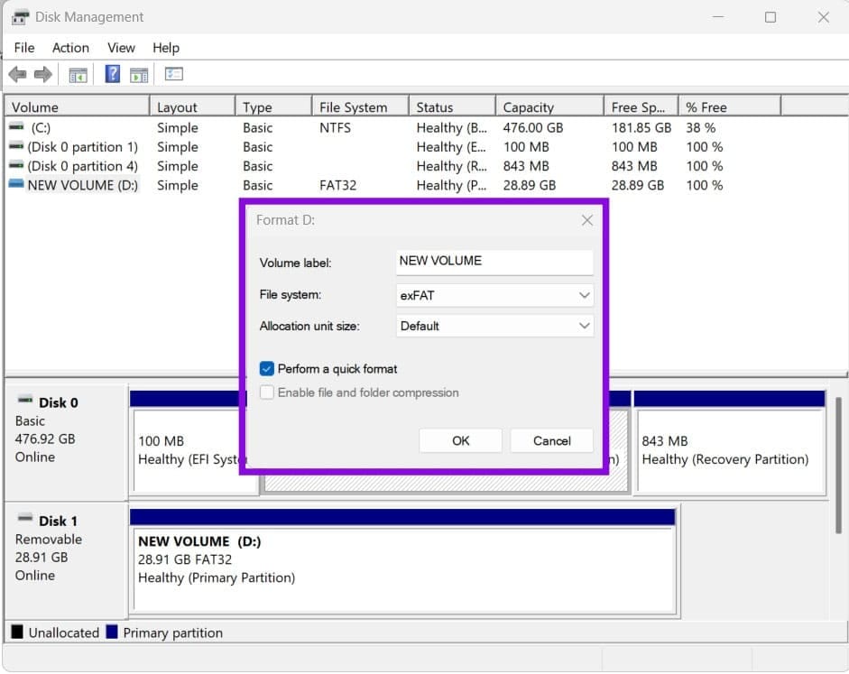 Why Is exFAT Drive Not Showing Up on Windows 11 6