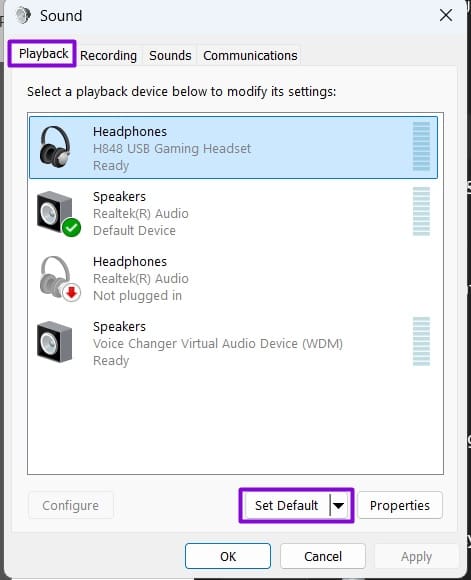 How to Fix an Audio Jack Not Working on Windows 11 PC 4