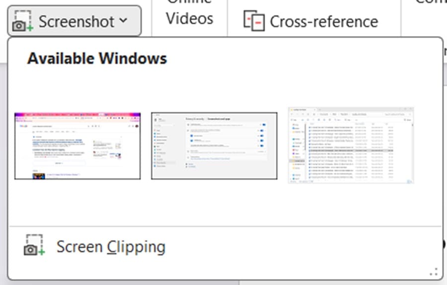What to Do When Screen Clipping Wont Work in Word 1