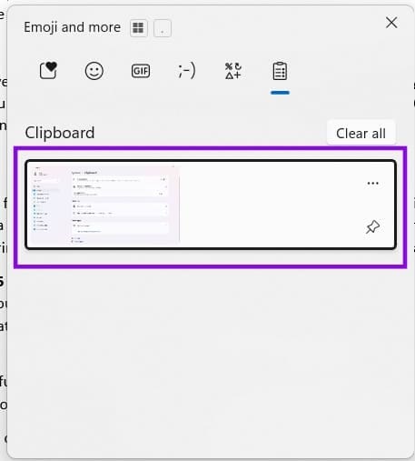 Hidden Windows Clipboard Features You Should Be Using 3