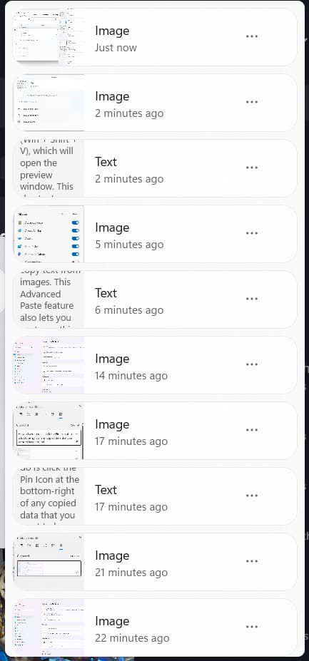 Hidden Windows Clipboard Features You Should Be Using 9