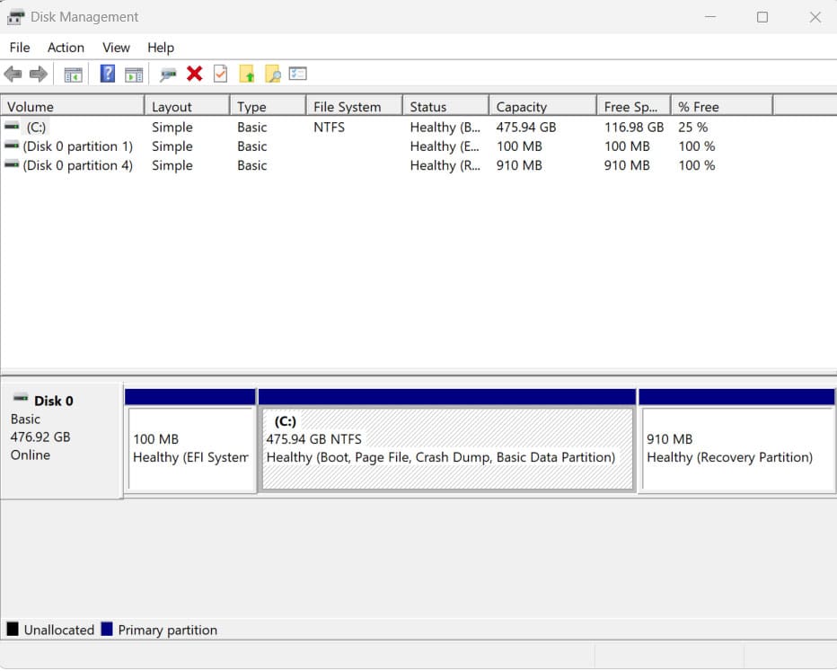 No Volumes Detected in DiskPart – What to Do 2
